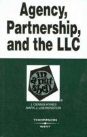 Agency, Partnership, and the LLC in a Nutshell (The Nutshell Series) 0314065474 Book Cover