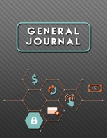 Accounting Ledger Journal: Accounting General Journal Entries Notebook With Columns For Date, Description, Reference, Debit, And Credit, Financial Accounting Journal Entries Blank 100 pages, 8.5 In By 166025003X Book Cover