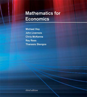 Mathematics for Economics 0201553651 Book Cover