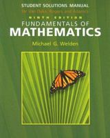 Student Solutions Manual for Van Dyke/Rogers/Adam's Fundamentals of Mathematics, 9th 0495106232 Book Cover