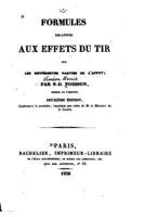 Formules Relatives Aux Effects Du Tir Sur Les Diff�rentes Parties de l'Affut 1533548498 Book Cover