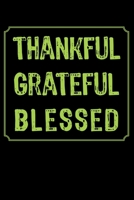 Thankful Grateful Blessed: Anxiety Journal and Coloring Book 6x9 90 Pages Positive Affirmations Mandala Coloring Book 1693020084 Book Cover