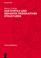 Zur Syntax Und Semantik Prädikativer Strukturen 311271198X Book Cover