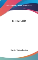 Is That All? 1016140134 Book Cover