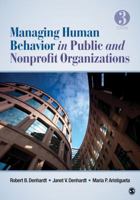 Managing Human Behavior in Public and Nonprofit Organizations 141299165X Book Cover