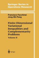 Finite-Dimensional Variational Inequalities and Complementarity Problems 1441930647 Book Cover