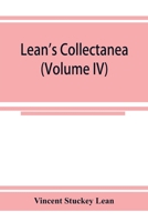 Lean's collectanea (Volume IV) 9353924839 Book Cover