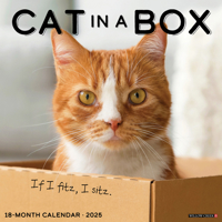 Cat in a Box 2025 12 X 12 Wall Calendar 1549242180 Book Cover