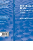 Immediacy and Its Limits: A Study in Martin Buber's Thought 0415570484 Book Cover