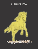 2020 Planner: Horse Lovers Weekly & Monthly Planner Organizer 2020 | Unique Gift for Horse Lover, Equestrian, Polo, Thoroughbred Racing, Farmer & Vet 1679332473 Book Cover