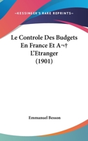 Le contrôle des budgets en France et à l'étranger 1167725824 Book Cover