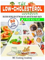 The Low Cholesterol Cookbook: Delicious recipes for cutting bad fats and better heart health 1802224572 Book Cover