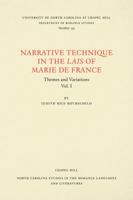 Narrative Technique in the Lais of Marie de France: Themes and Variations 0807891398 Book Cover