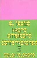 El Teatro Hispanoam Contemporanea  I 9681607694 Book Cover