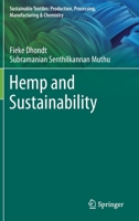 Hemp and Sustainability 9811633363 Book Cover