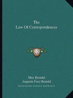 The Law of Correspondences 1425352286 Book Cover