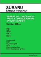 Subaru Sambar English Parts & Diagram Manual 0557178037 Book Cover