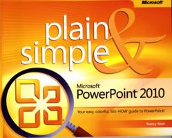 Microsoft PowerPoint 2010 Plain & Simple 0735627282 Book Cover