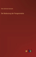 Die Bedeutung der Pangeometrie 3368638874 Book Cover