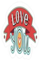 Love You: 6x9 College Ruled Line Paper 150 Pages 1792042396 Book Cover