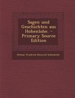 Sagen und Geschichten aus Hohenlohe. 1015671780 Book Cover