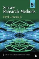 Survey Research Methods (Applied Social Research Methods) 0803950489 Book Cover