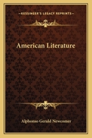American Literature 0548393826 Book Cover