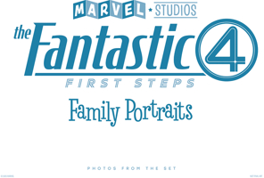 Marvel Studios' The Fantastic Four: First Steps - Family Portraits: Photos From The Set 1302968041 Book Cover