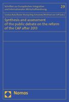 Synthesis and Assessment of the Public Debate on the Reform of the Cap After 2013 3848701723 Book Cover