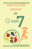 Lose weight in 7 days: Detoxification, vitality and a new start B0FPBNTCJB Book Cover