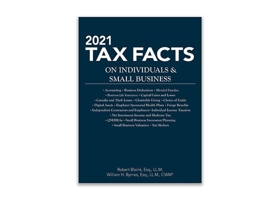 2021 Tax Facts Individuals & Small Business 1949506894 Book Cover