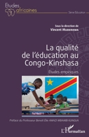 La qualité de l'éducation au Congo-Kinshasa: Études empiriques (Études Africaines) (French Edition) 2140205324 Book Cover