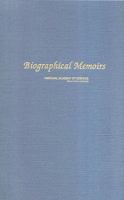 Biographical Memoirs: Volume 91 0309145600 Book Cover