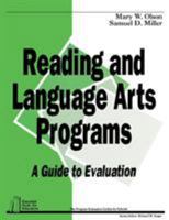 Reading and Language Arts Programs: A Guide to Evaluation (Essential Tools for Educators series) 0803960425 Book Cover