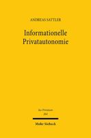 Informationelle Privatautonomie: Synchronisierung Von Datenschutz- Und Vertragsrecht (Jus Privatum, 264) 3161619056 Book Cover