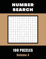 Number Search: 100 Puzzles For Adults And Seniors To Find Hidden Numbers - Volume 3 B098RWYLRJ Book Cover