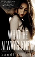 What He Always Knew 1986732673 Book Cover
