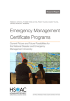 Emergency Management Certificate Programs: Current Picture and Future Possibilities for the National Disaster and Emergency Management University 1977414729 Book Cover