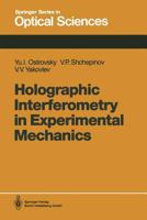 Holographic Interferometry in Experimental Mechanics 366213862X Book Cover