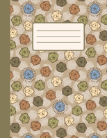 Tossed d20 Composition Notebook: 100 College Ruled Pages & 20 Graph Pages with Table of Contents, Natural Colored Cover 1689228687 Book Cover