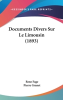 Documents Divers Sur Le Limousin (1893) 1148305394 Book Cover