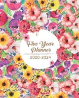 2020-2024 Five Year Planner: Daily Planner Five Year| 60 Months Agenda Planner|Monthly Schedule Organizer for Girls on the Go (2020-2024 Monthly Planner) 1657491080 Book Cover