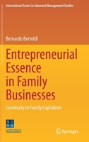 Entrepreneurial Essence in Family Businesses: Continuity in Family Capitalism 3030637417 Book Cover