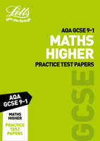 Grade 9-1 GCSE Maths Higher AQA Practice Test Papers: GCSE Grade 9-1 (Letts GCSE 9-1 Revision Success) 0008276145 Book Cover