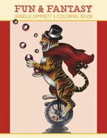 Janelle Dimmett: Fun & Fantasy Coloring Book 0764975927 Book Cover