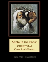 Santa in the Snow: Christmas Cross Stitch Pattern B08T6BTQ3R Book Cover