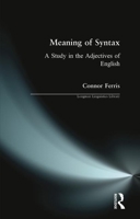 Meaning of Syntax 0582210127 Book Cover