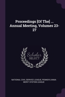 Proceedings [Of The] ... Annual Meeting, Volumes 23-27 1377962202 Book Cover