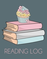 Reading Log: Write Quick Book Reports For A Reading Challenge. Reading Nook Gift For Book Nerd. Pink Cake Cover. (Kids Book Diary) B084WLBTH3 Book Cover