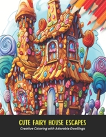 Cute Fairy House Escapes: Creative Coloring with Adorable Dwellings, 50 Pages, 8.5 x 11 inches B0CHG8ZBS1 Book Cover